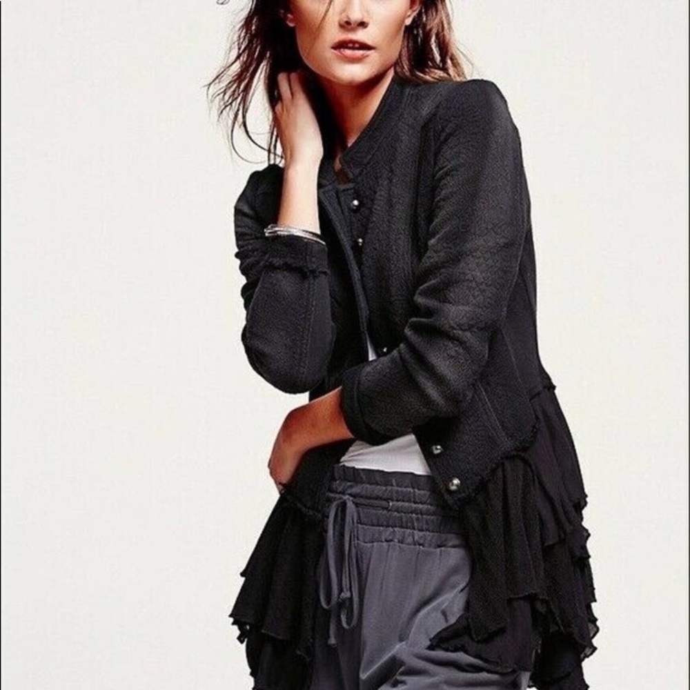 Free People Flowy Military Jacket